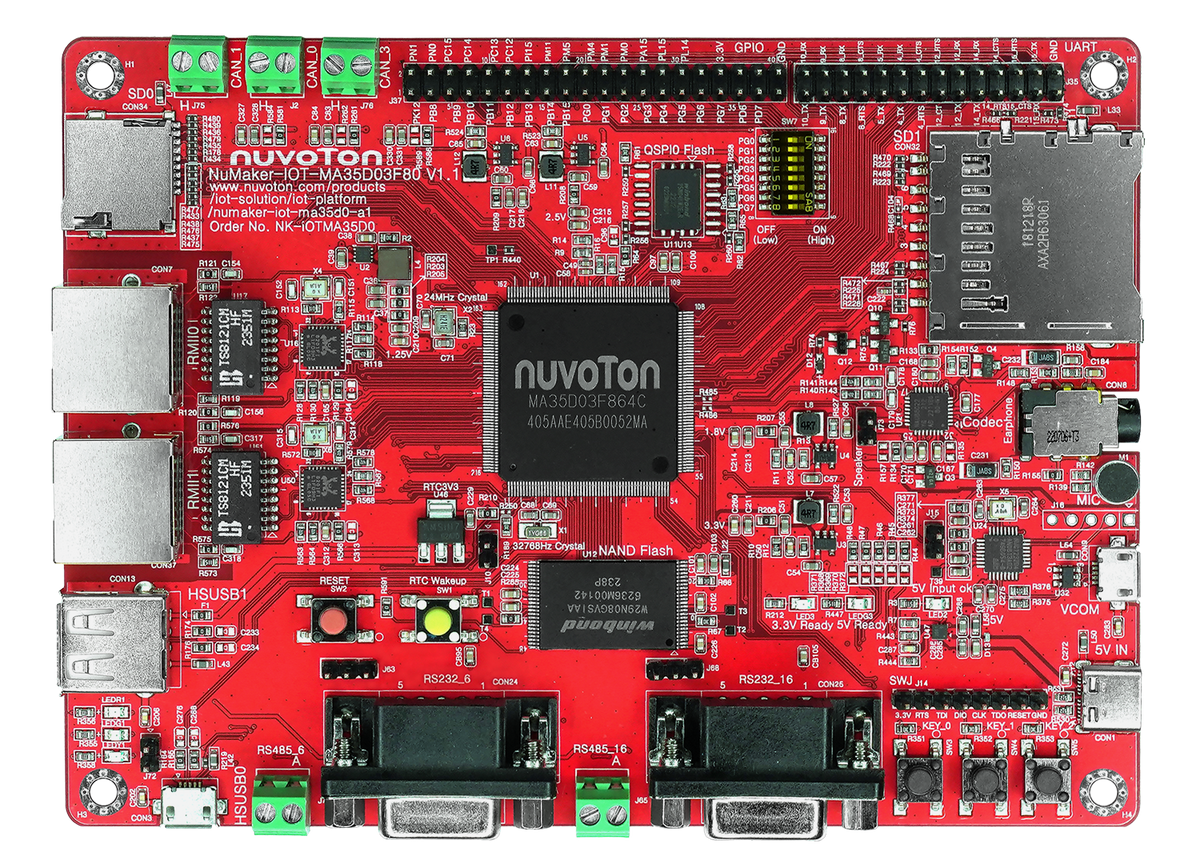 NuMaker-IoT-MA35D0-A1