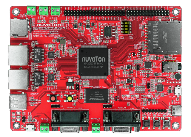 NuMaker-IoT-MA35D0-A1
